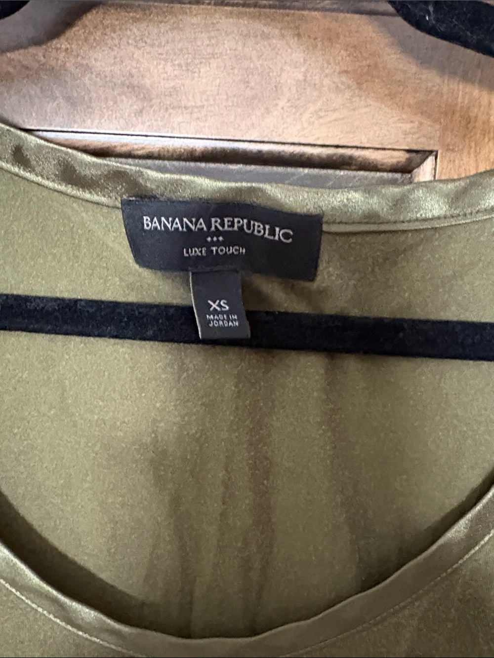 Banana Republic Olive Green Scoop Neck Tank Top - Picture 3 of 6
